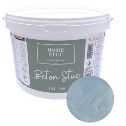 Home Stuc - Beton Stuc - FIJN 3Kg - Bubbly Bleu