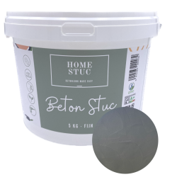 Home Stuc - Beton Stuc - FIJN 5Kg - Absolute Antracite