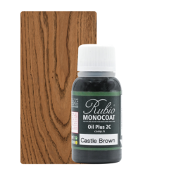 Rubio Monocoat Oil +2C Comp. A 20ml Castle Brown R002208