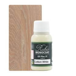 Rubio Monocoat Oil +2C Comp. A 20ml Cotton White R002297